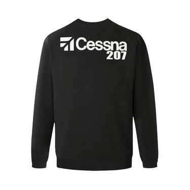 CESSNA - 207 Men's Oversized Fleece Crew Sweatshirt e-joyer